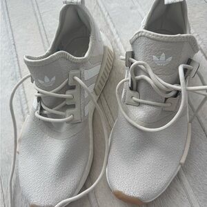 Adidas Light Gray Athletic Shoes